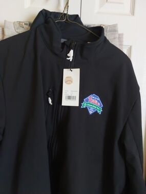 Phillies Citizens Bank Park Black Softshell Jacket